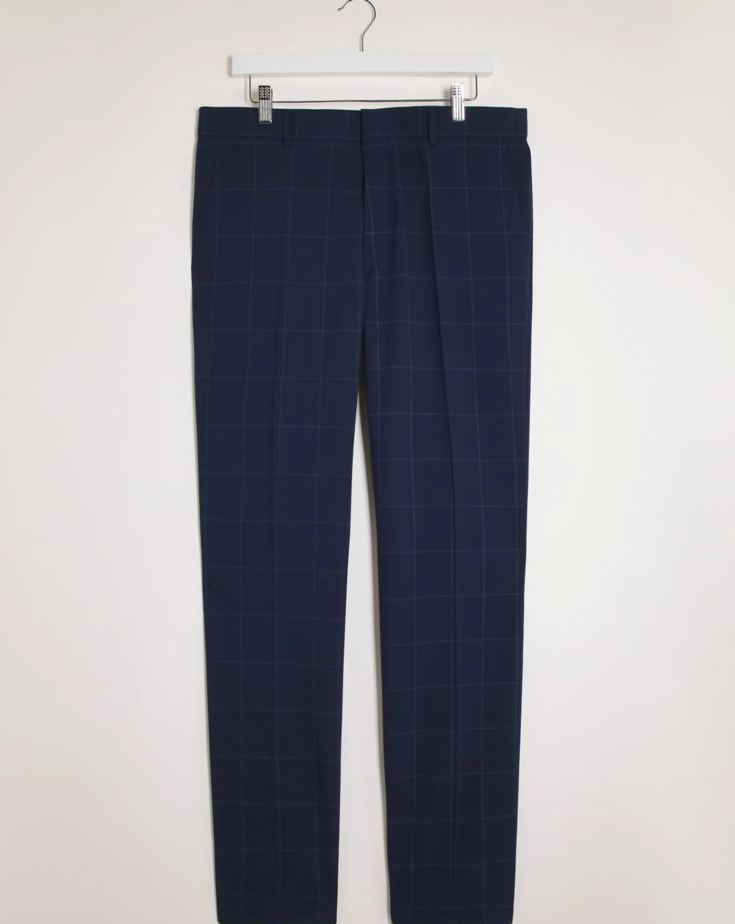 BOSS Slim Fit Check Suit Trouser