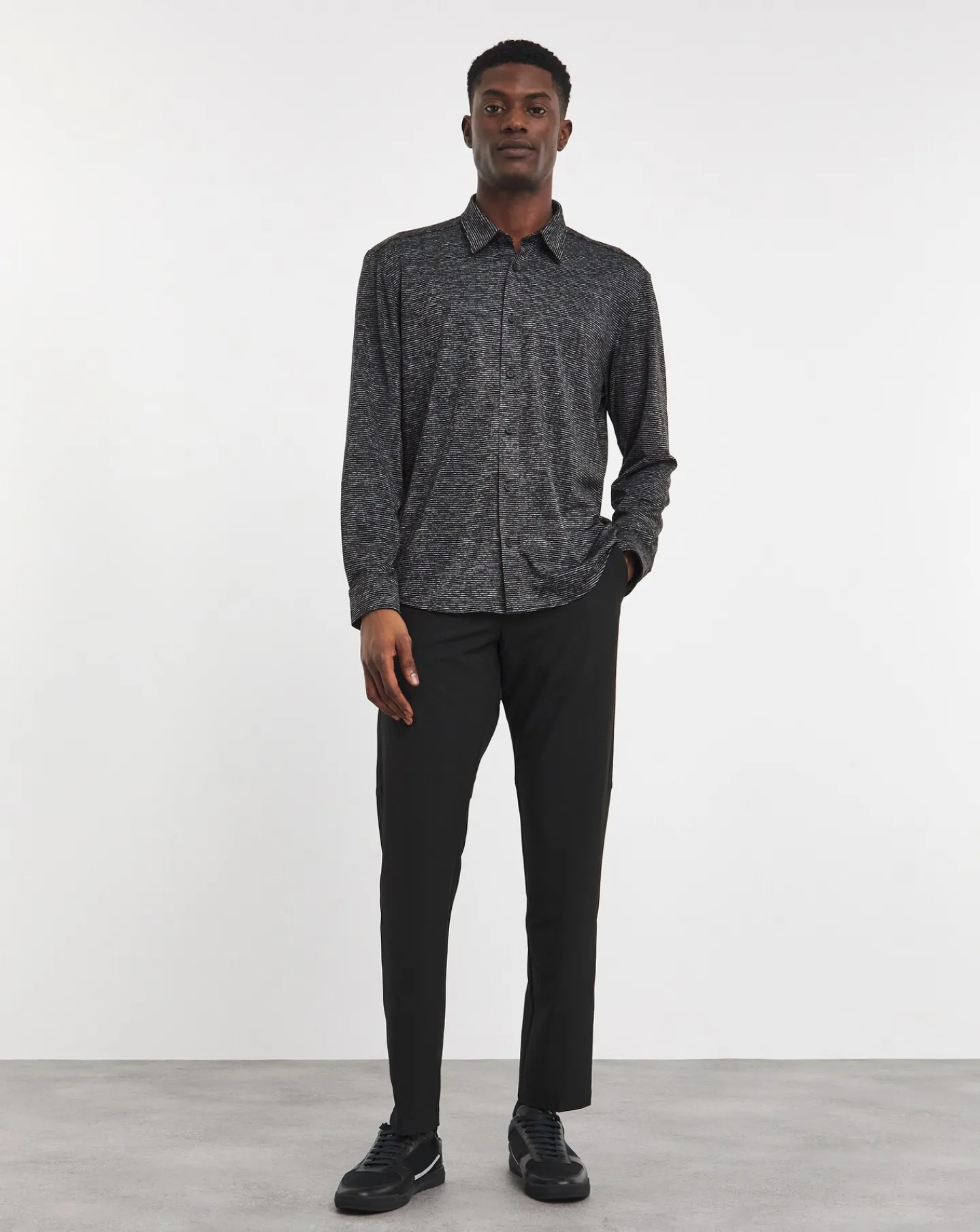 BOSS Stretch Marl Shirt