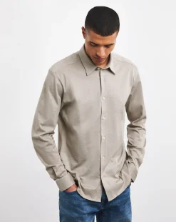 BOSS Stretch Natural Long Sleeve Shirt