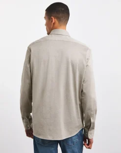 BOSS Stretch Natural Long Sleeve Shirt