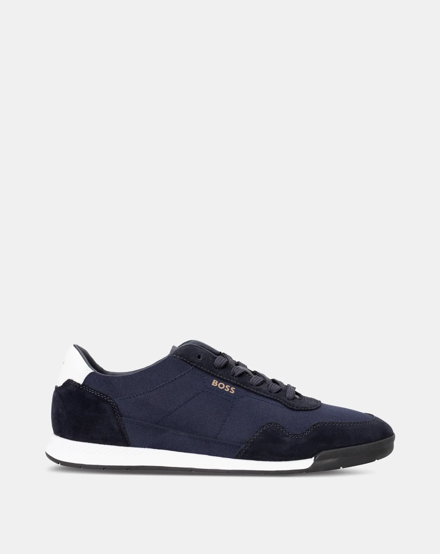 BOSS Titanium Suede Trainer