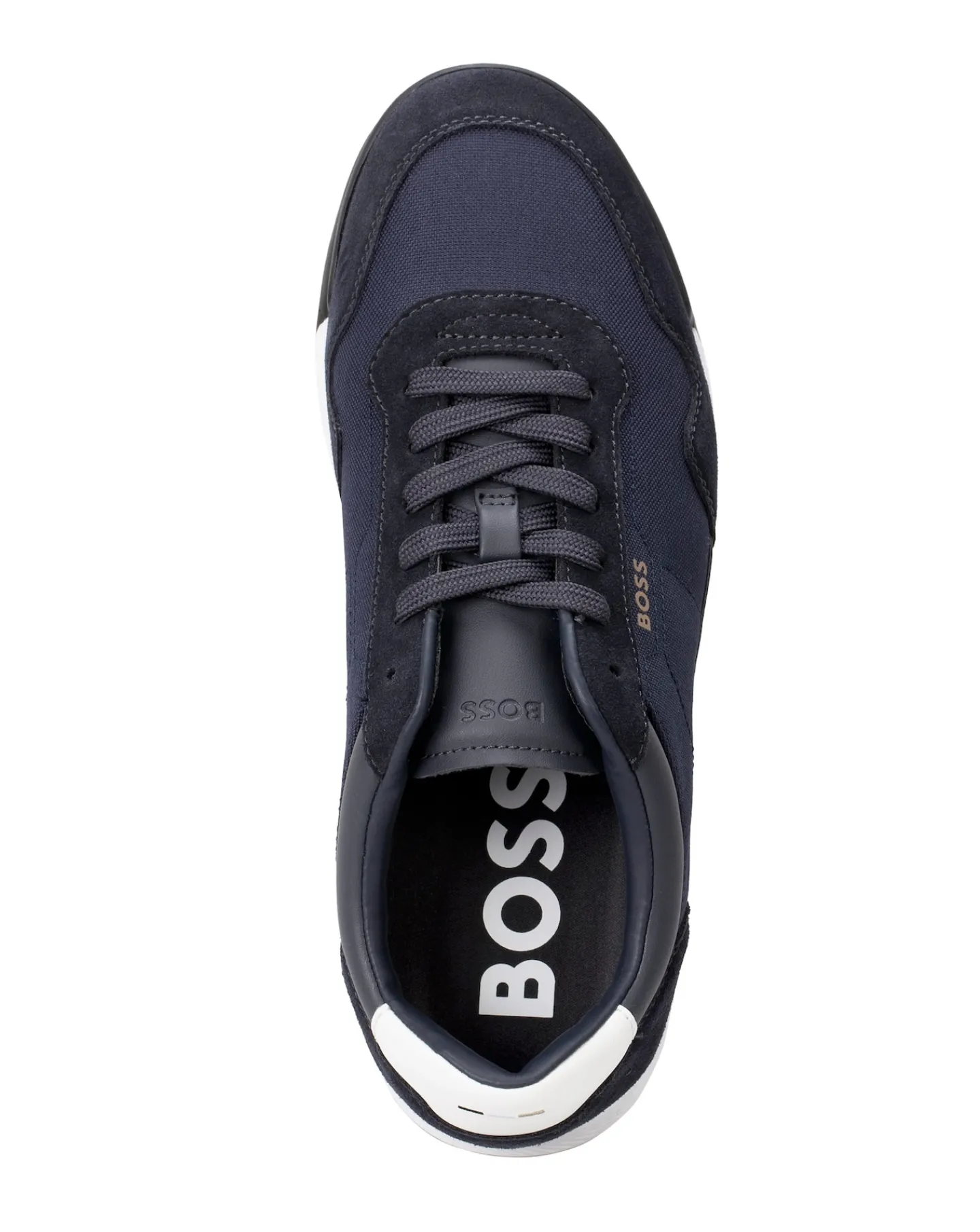 BOSS Titanium Suede Trainer