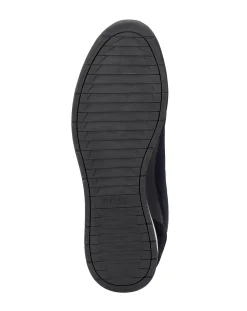 BOSS Titanium Suede Trainer