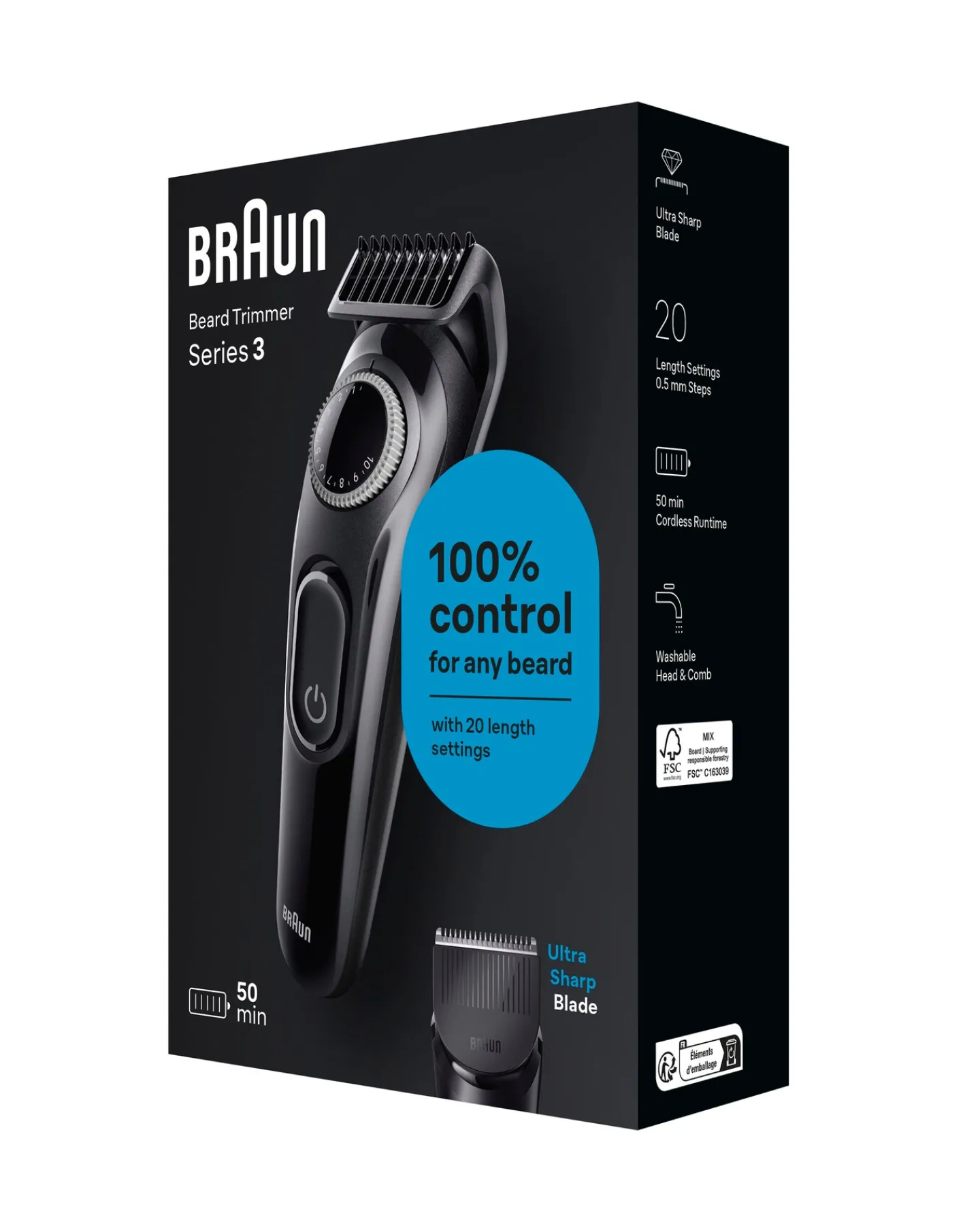 Braun Beard Trimmer Series 3 BT3400
