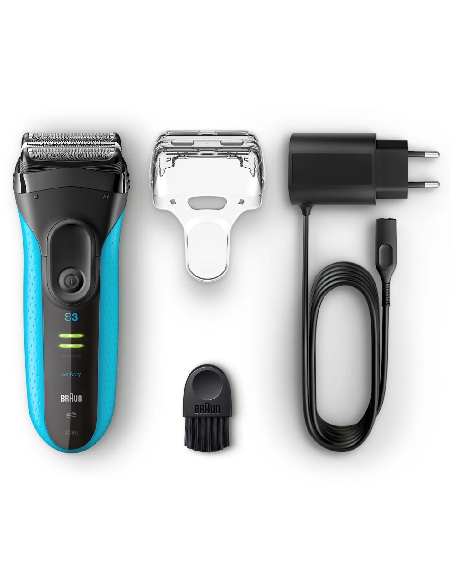Braun Series 3 Wet and Dry 3040s Rechargeable Shaver