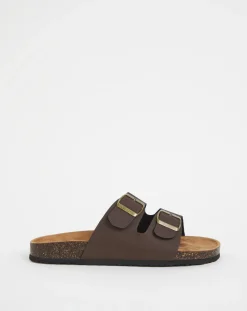 Jacamo Buckle Strap Sandals Wide Fit