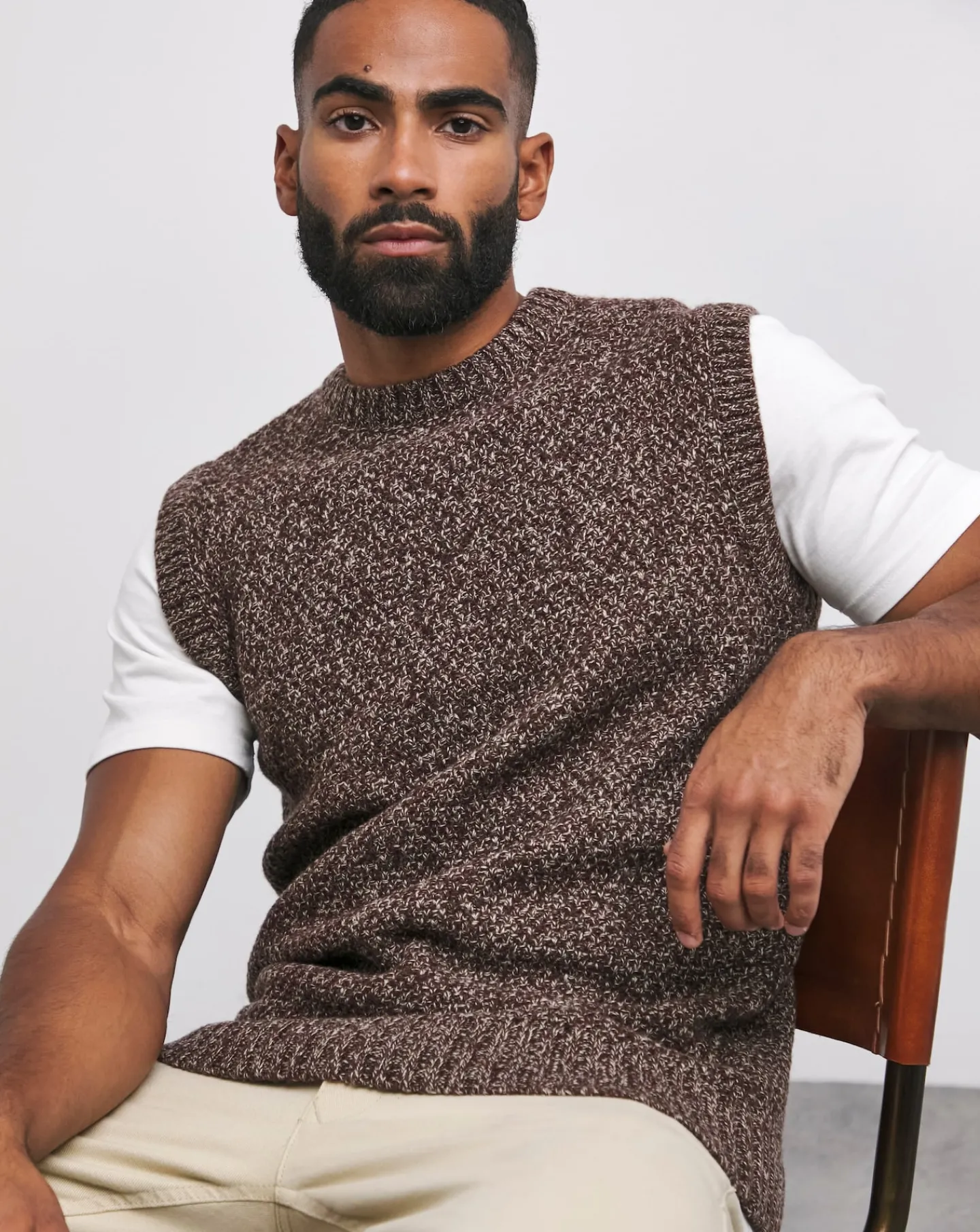 Jacamo Twisted Yarn Vest