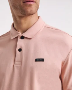 Calvin Klein Coral Stretch Slim Polo