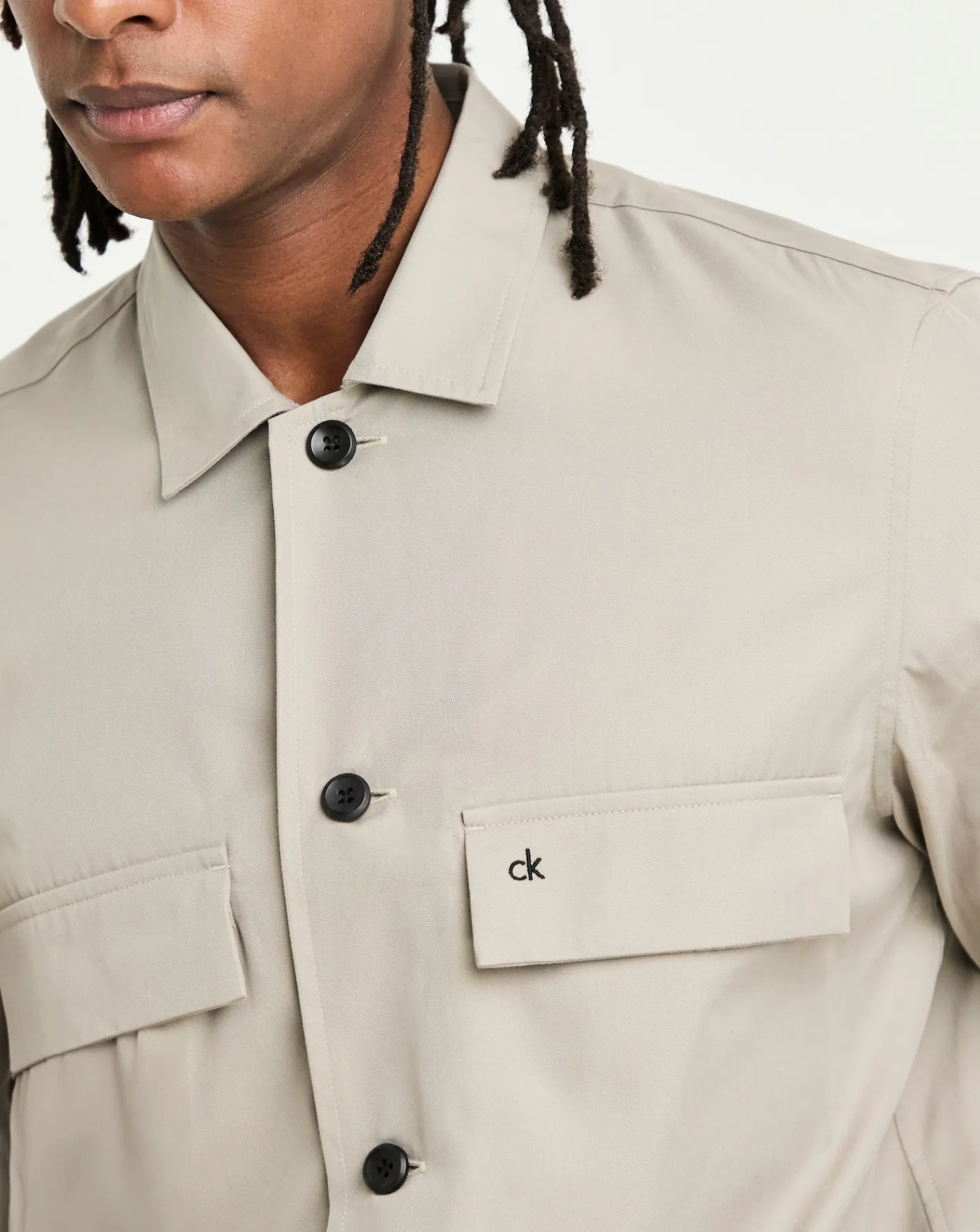 Calvin Klein Cotton Blend Overshirt