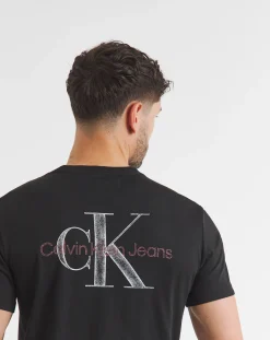 Calvin Klein Jeans Textured Back Graphic Monologo T-Shirt