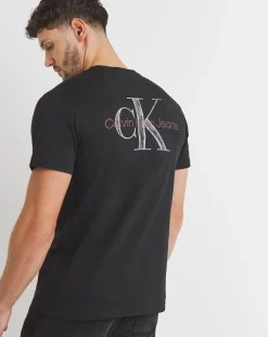 Calvin Klein Jeans Textured Back Graphic Monologo T-Shirt