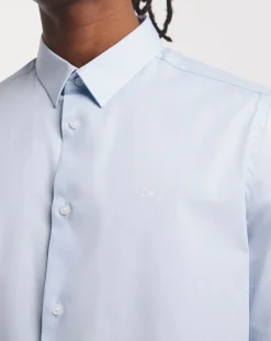 Calvin Klein Light Blue Stretch Shirt