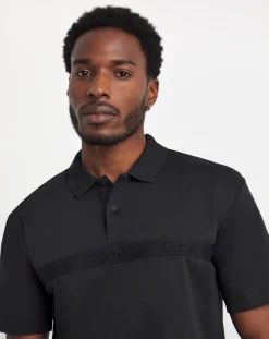 Calvin Klein Logo Taped Polo Shirt