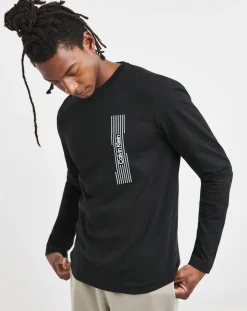 Calvin Klein Long SLeeve Horizontal Logo T-Shirt