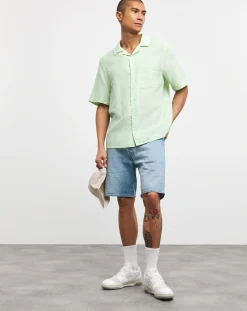 Calvin Klein Short Sleeve Linen Shirt
