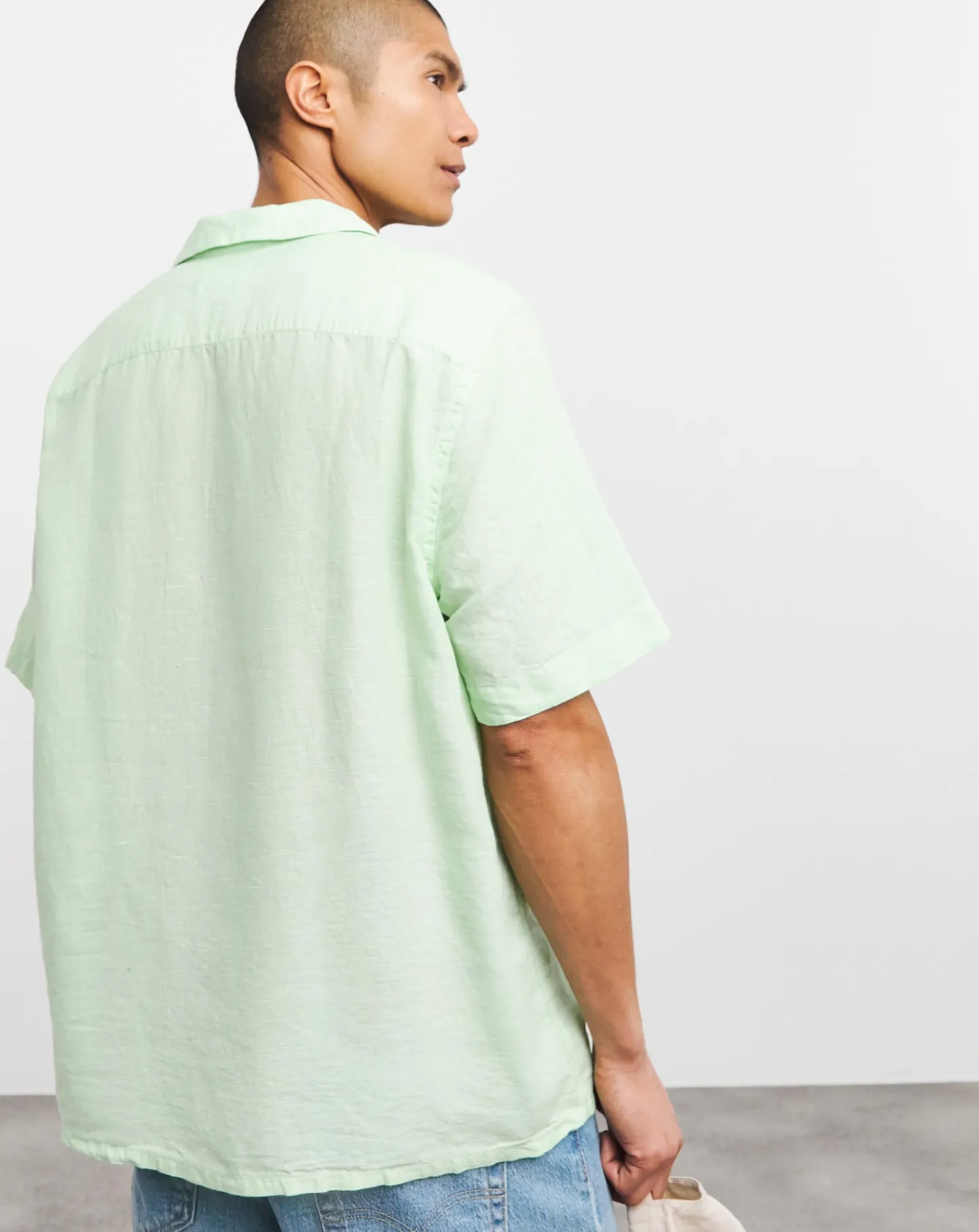 Calvin Klein Short Sleeve Linen Shirt