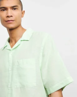 Calvin Klein Short Sleeve Linen Shirt