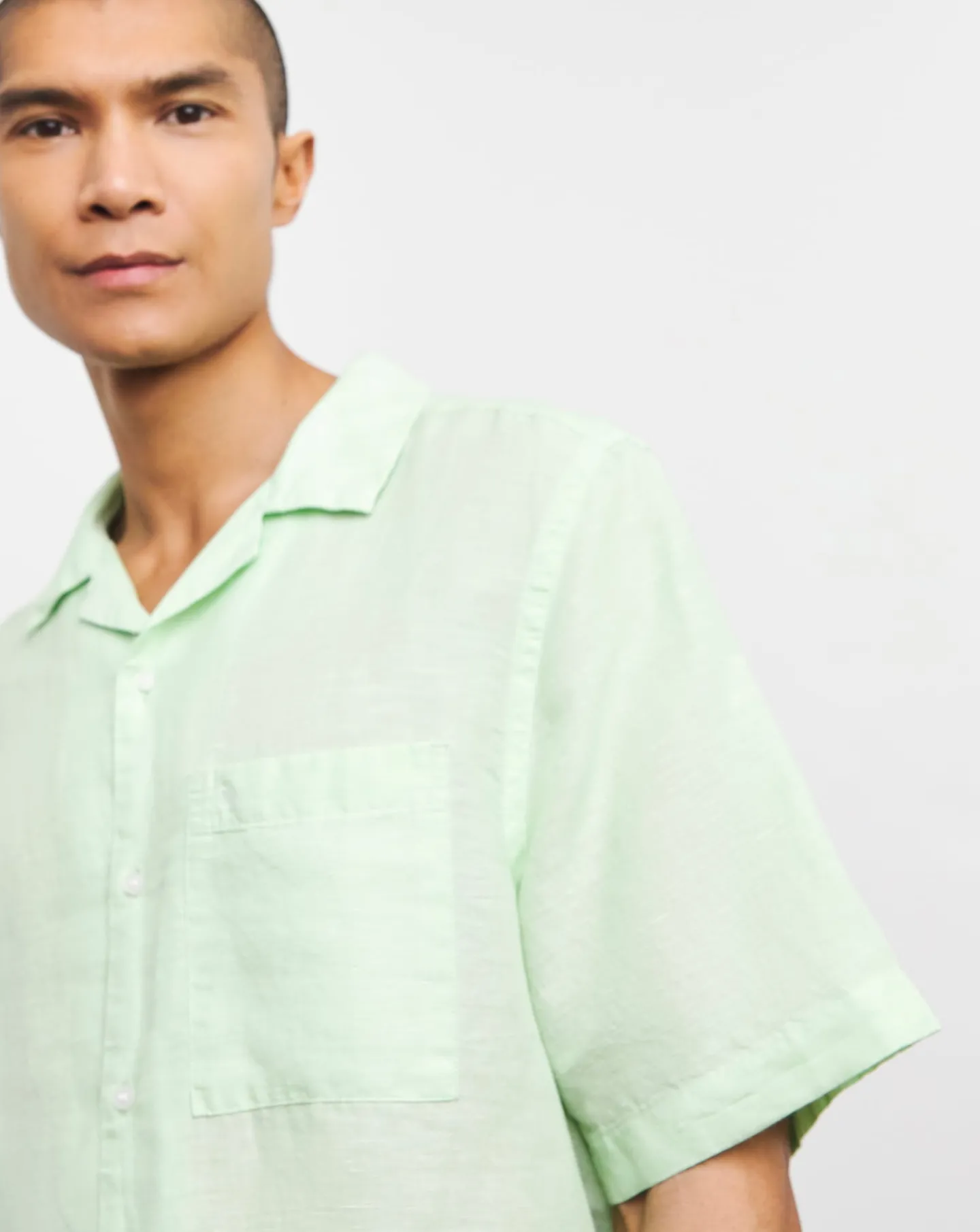 Calvin Klein Short Sleeve Linen Shirt