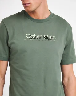 Calvin Klein Short Sleeve Flock T-Shirt