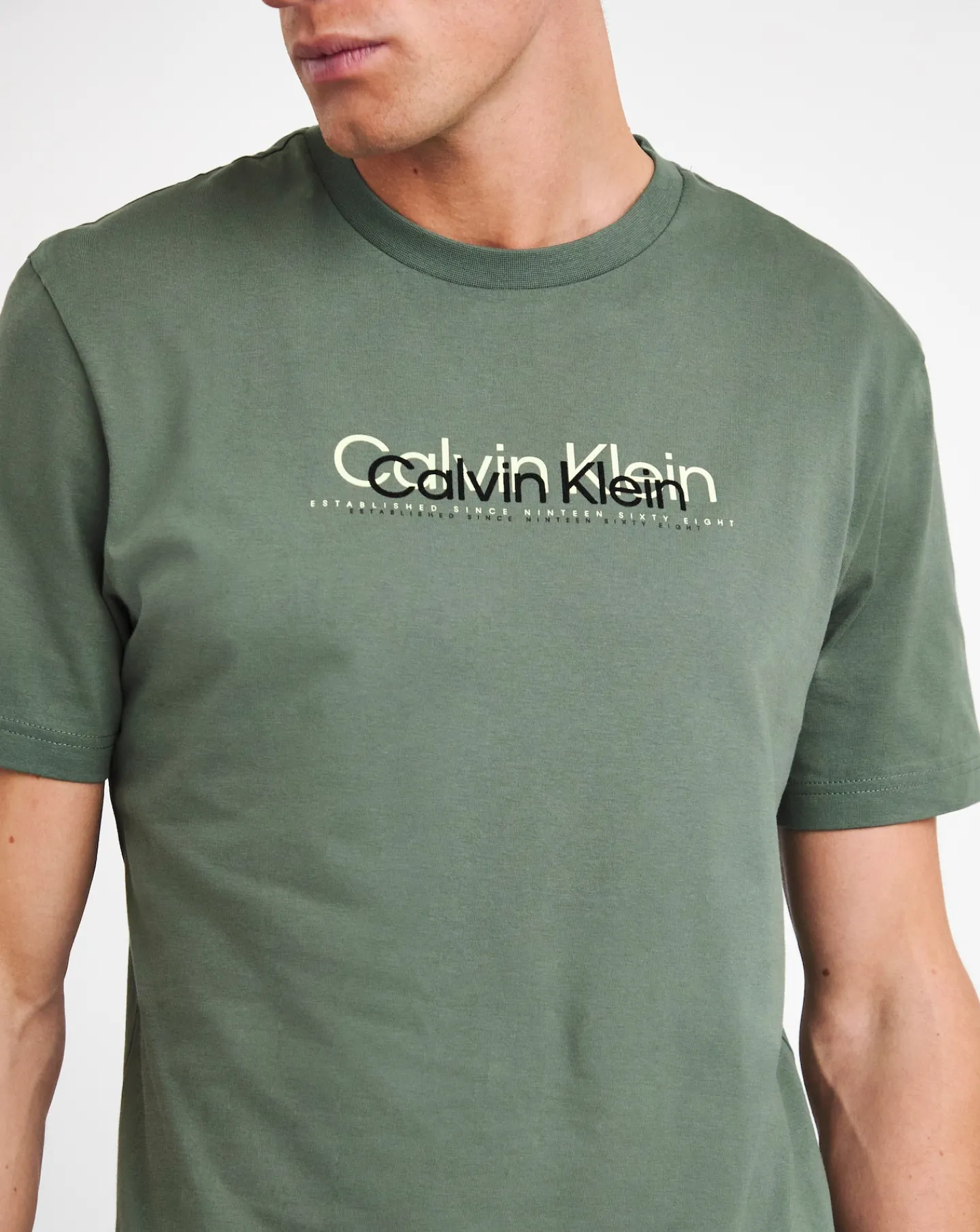 Calvin Klein Short Sleeve Flock T-Shirt