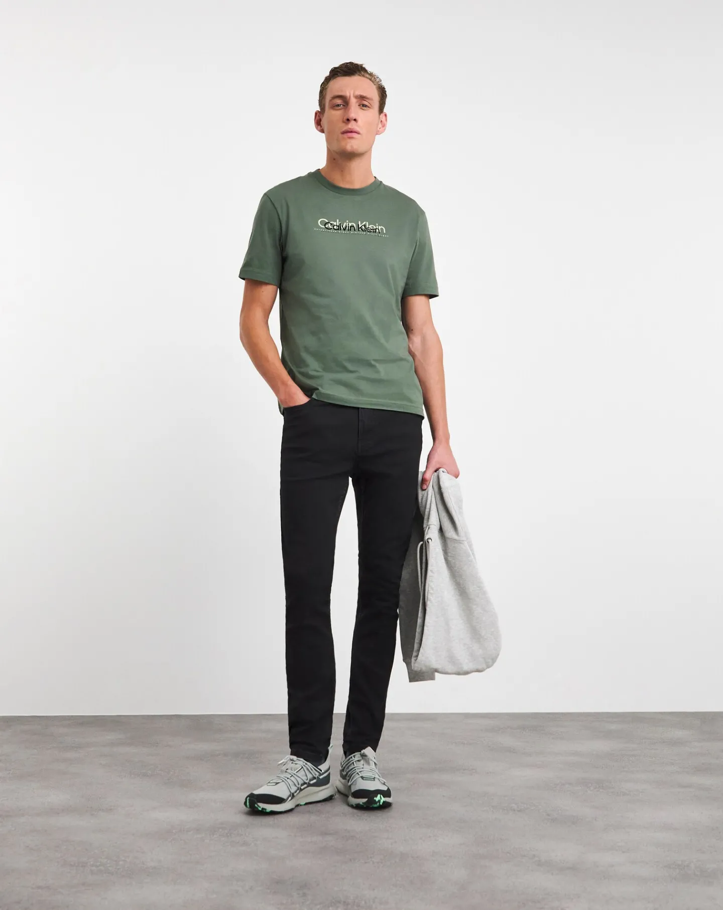 Calvin Klein Short Sleeve Flock T-Shirt