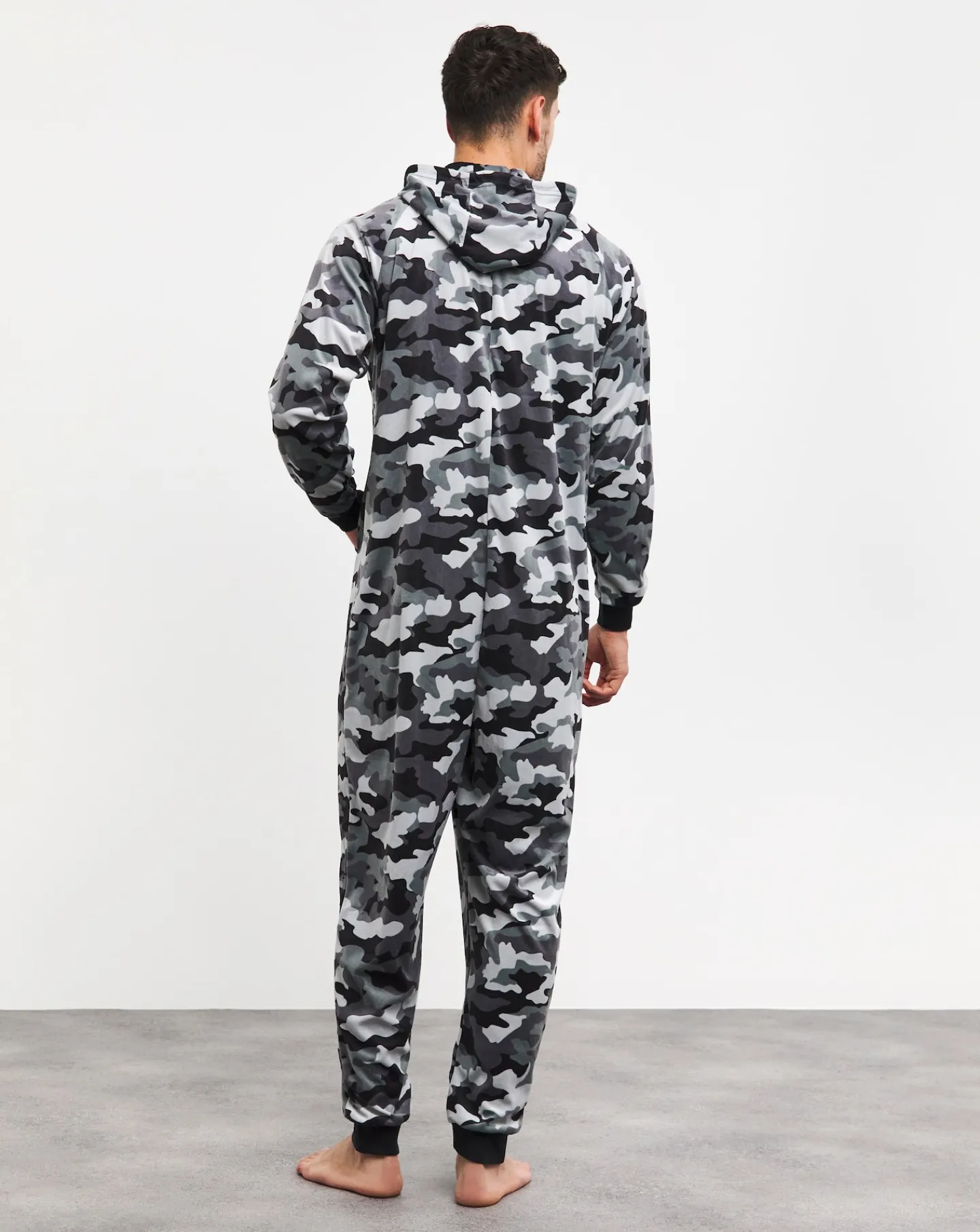 Jacamo Camo Fleece Onesie