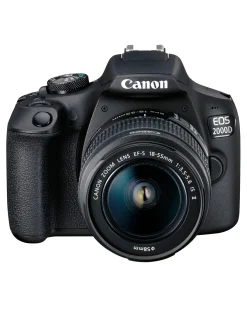 Canon EOS 2000D SLR Camera with EF-S 18-55mm IS II Lens