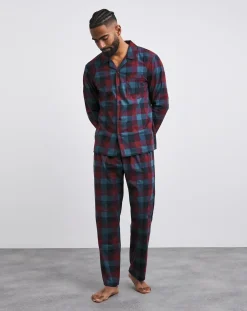 Jacamo Check Fleece Pyjama Set