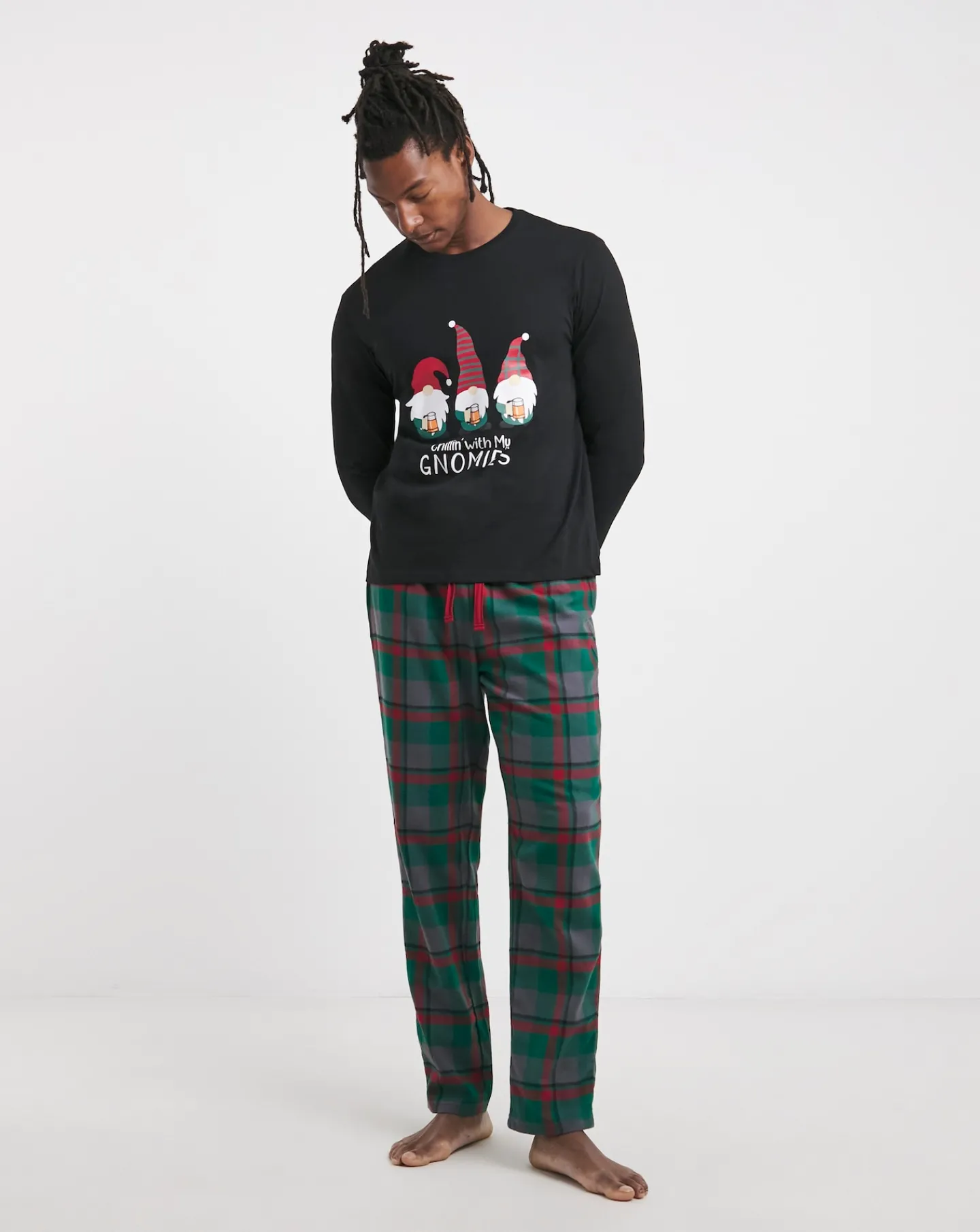 Jacamo Christmas Graphic Pyjama Set