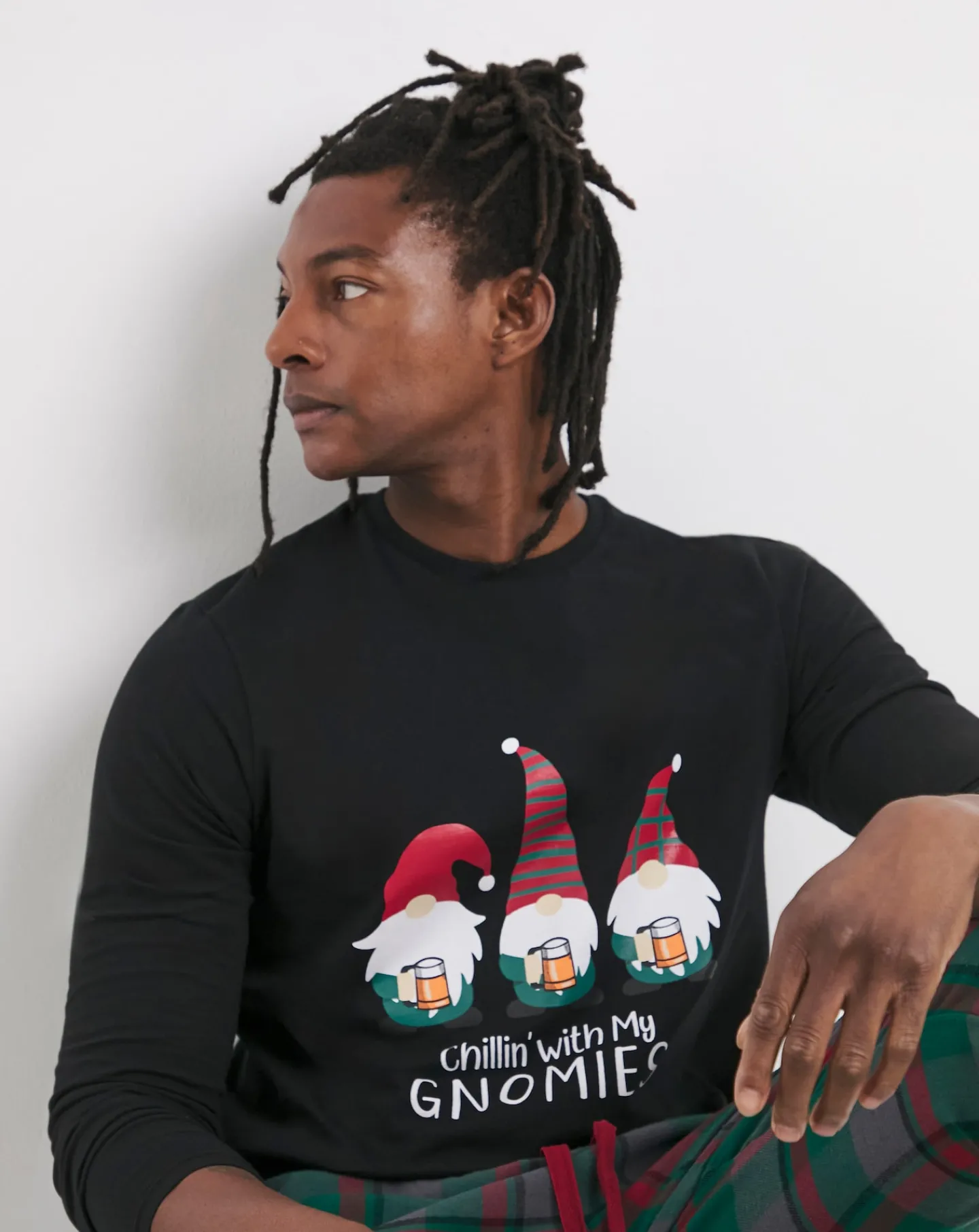 Jacamo Christmas Graphic Pyjama Set