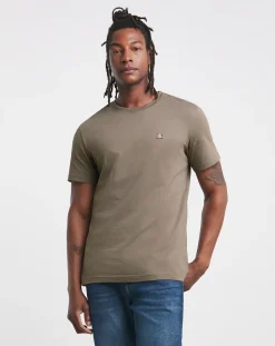 Calvin Klein Jeans CK Jeans Light Brown Embroidered Logo T-Shirt