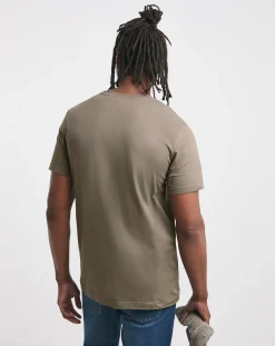 Calvin Klein Jeans CK Jeans Light Brown Embroidered Logo T-Shirt