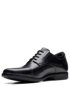 Clarks Howard Cap Shoes Wide Fit