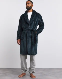 Jacamo Clipped Fleece Dressing Gown
