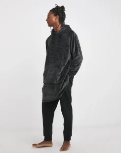 Jacamo Clipped Oversized Hoodie
