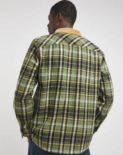 Jacamo Cord Collar Check Overshirt