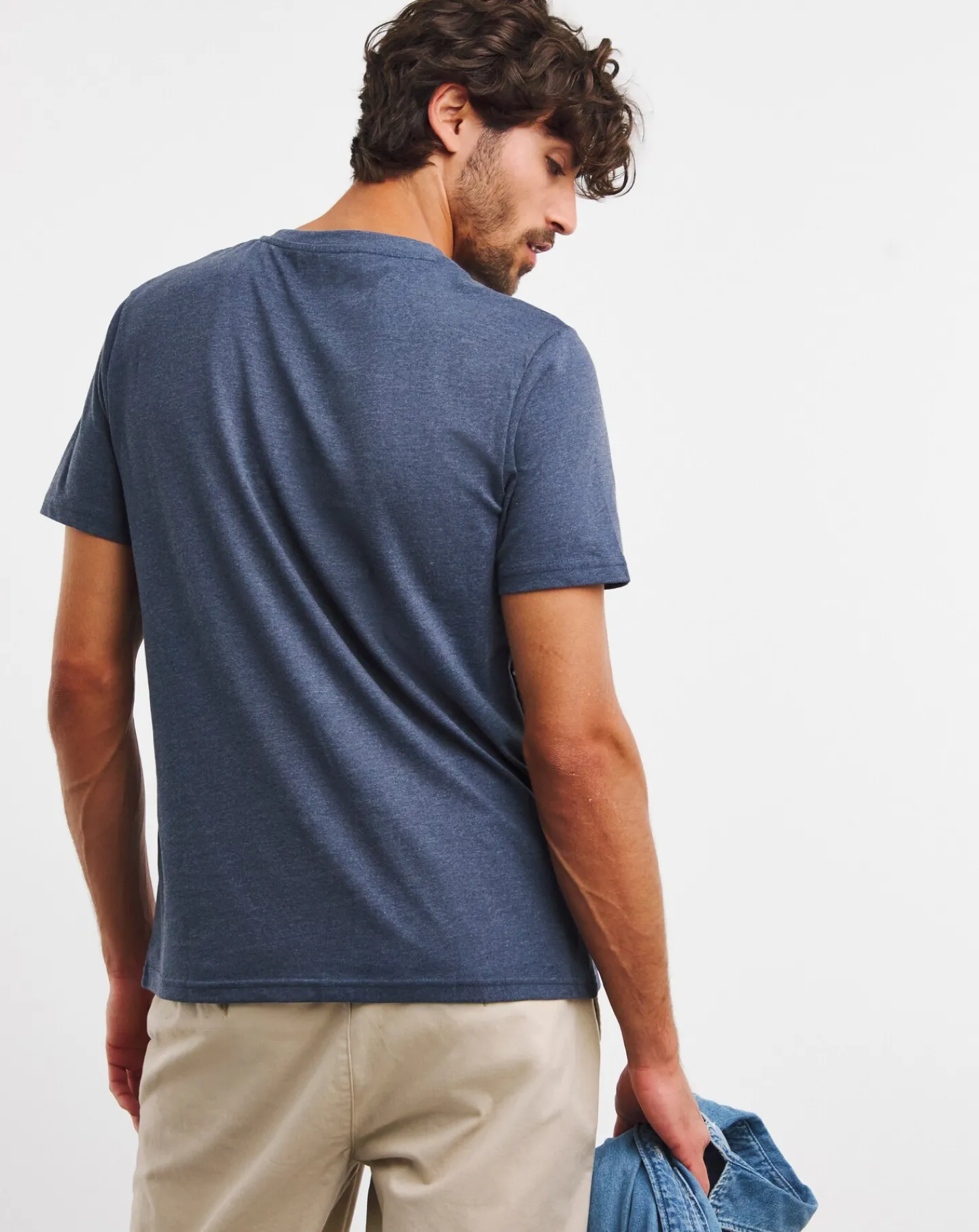Jacamo Core Pure Cotton V Neck T-Shirt
