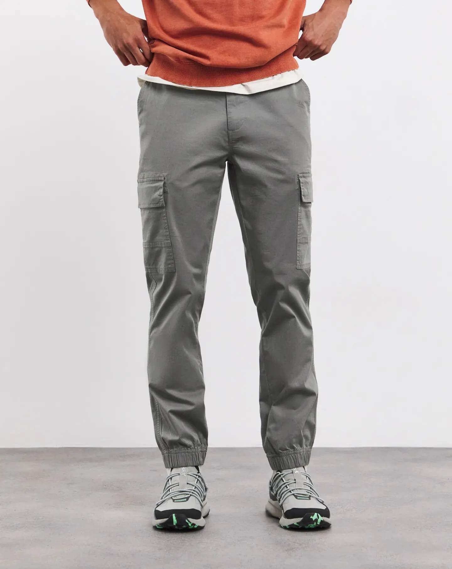 Jacamo Cuffed Garment Dyed Cargo