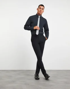 Jacamo Cutaway Collar Polka Dot Formal Shirt