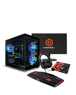 CyberPowerPC Ark AMD Ryzen 5 5500, NVIDIA GeForce RTX 4060 NVMe SSD Bundle