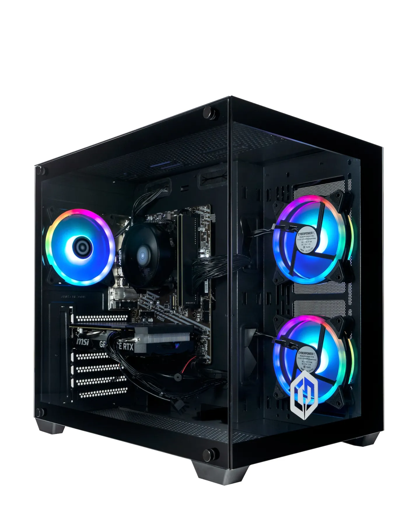 CyberPowerPC Ark AMD Ryzen 5 5500, NVIDIA GeForce RTX 4060 NVMe SSD Bundle
