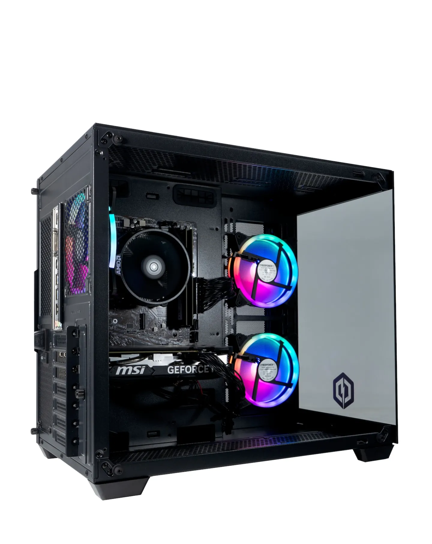 CyberPowerPC Ark AMD Ryzen 5 5500, NVIDIA GeForce RTX 4060 NVMe SSD Bundle