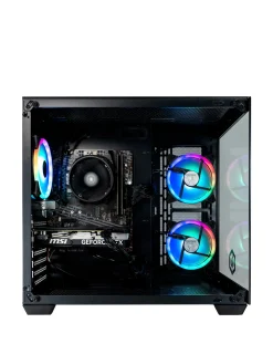 CyberPowerPC Ark AMD Ryzen 5 5500, NVIDIA GeForce RTX 4060 NVMe SSD Bundle