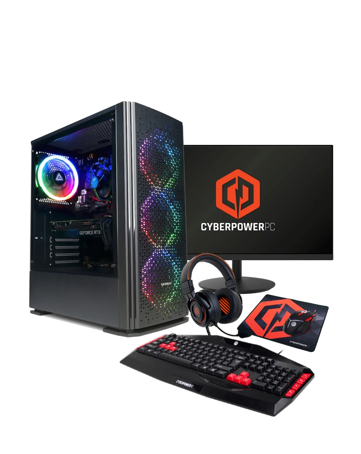 CyberPowerPC Blaze Intel Core i5-12400F, 16GB RAM, 1TB NVMe SSD Gaming Bundle