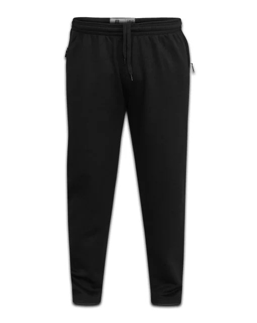 D555 Albert Heavy Weight Jogging Bottom With Open Hem & Zipper Pockets