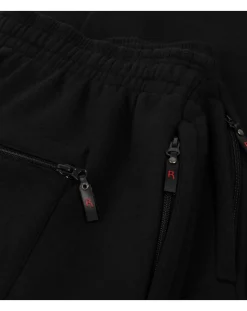 D555 Albert Heavy Weight Jogging Bottom With Open Hem & Zipper Pockets