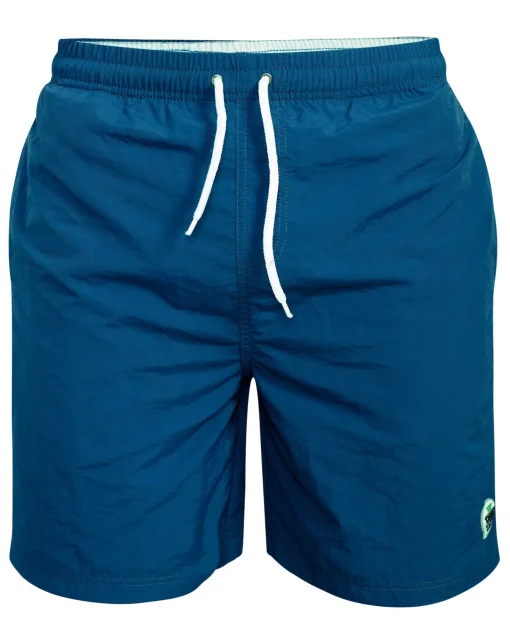 D555 Yarrow Full Length Swim Short Blue