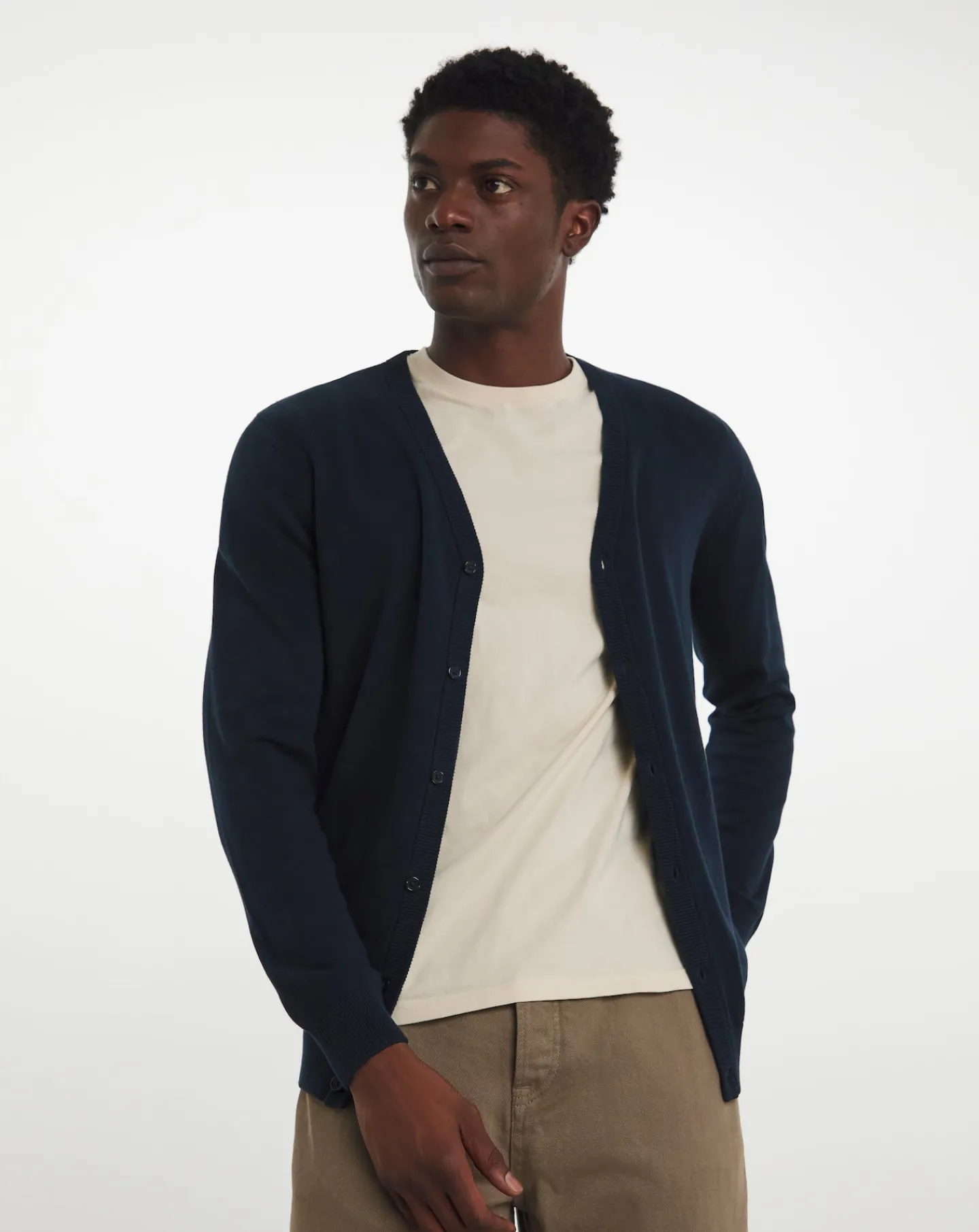 Jacamo Dark Cotton Cardigan