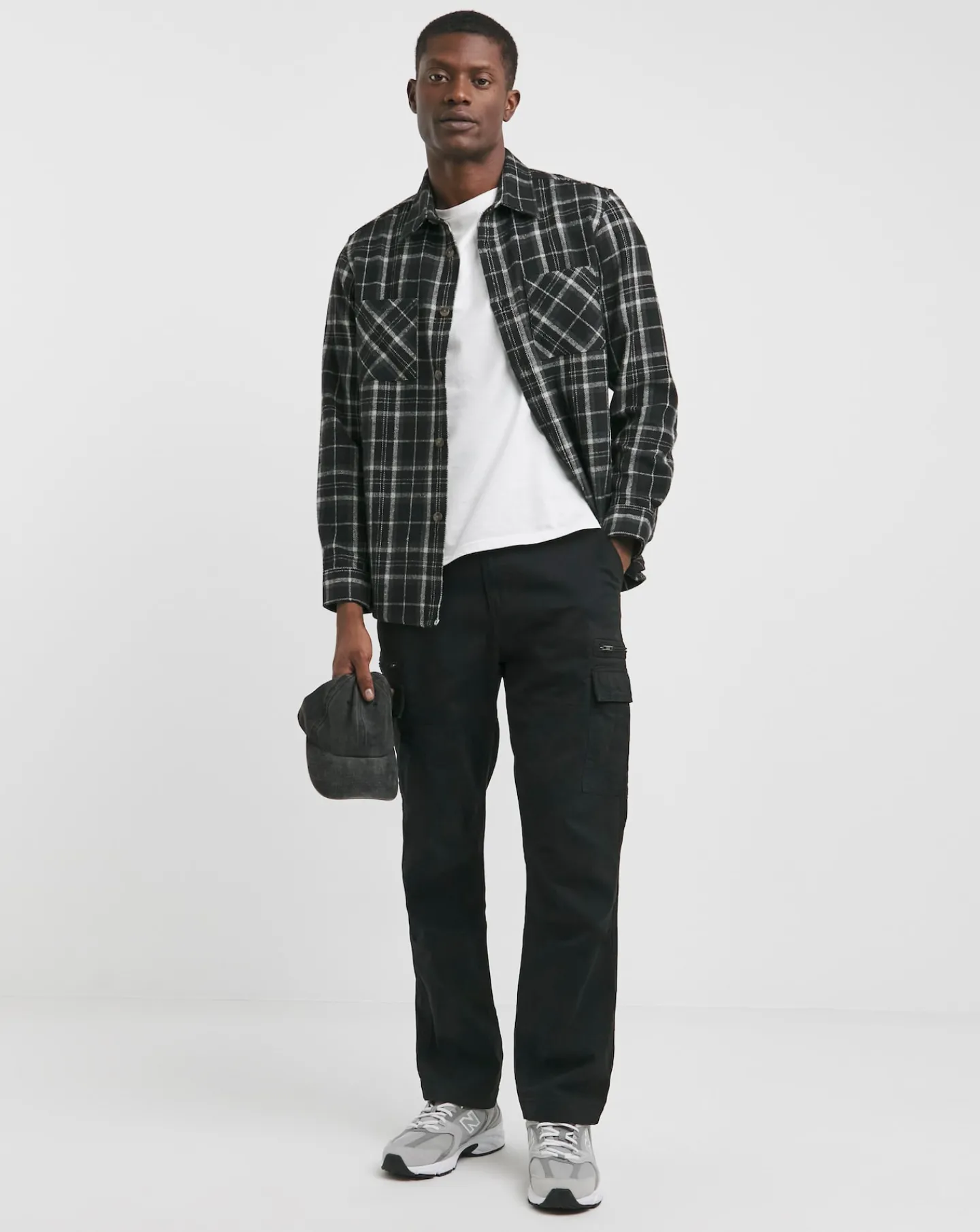 Jacamo Double Pocket Check Overshirt