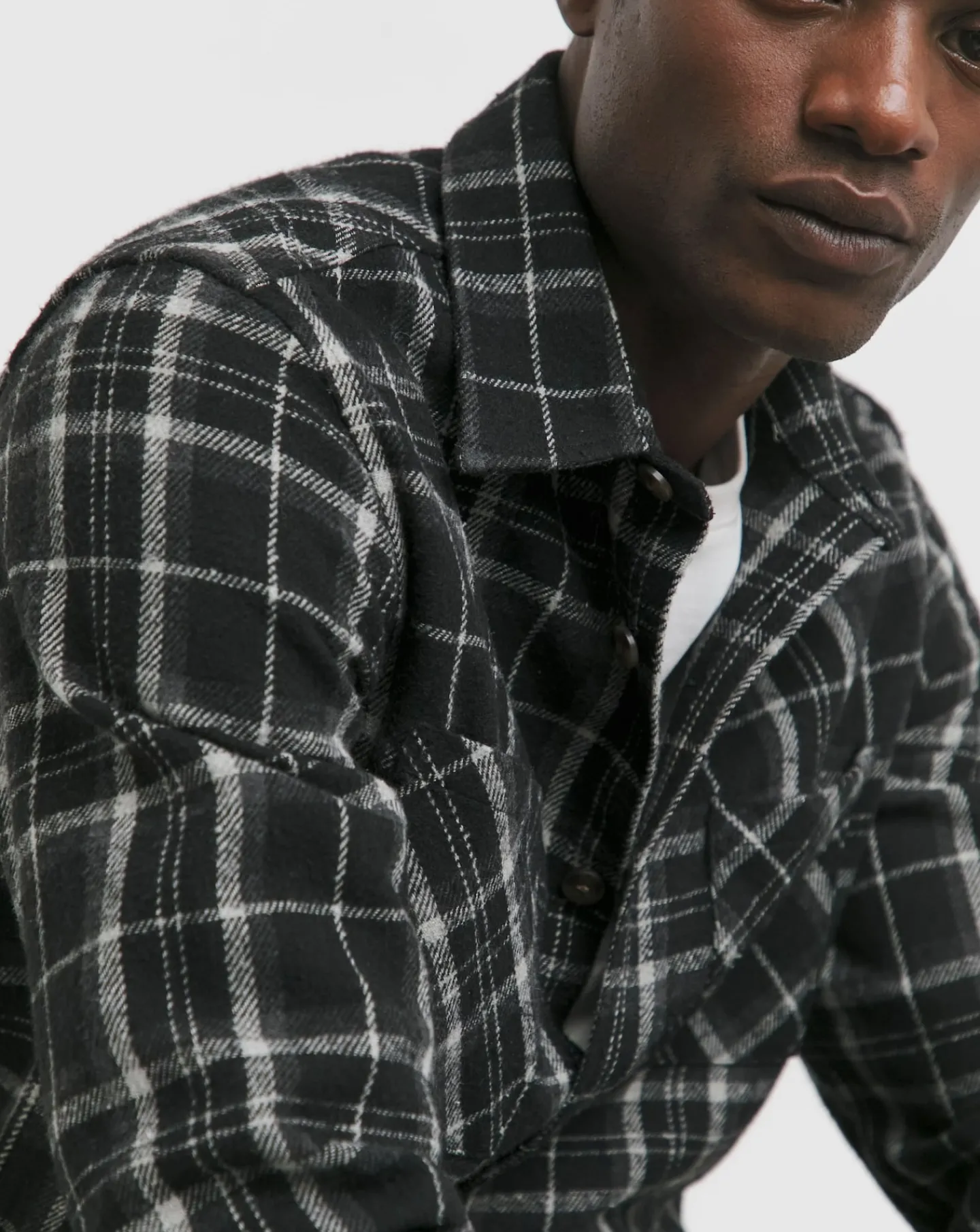 Jacamo Double Pocket Check Overshirt